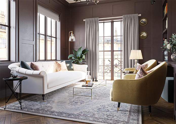 Bruschal (Blackout), Mouse Brown - Made to Measure Curtains - Image 8